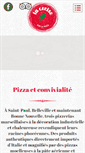 Mobile Screenshot of lacerisesurlapizza.fr